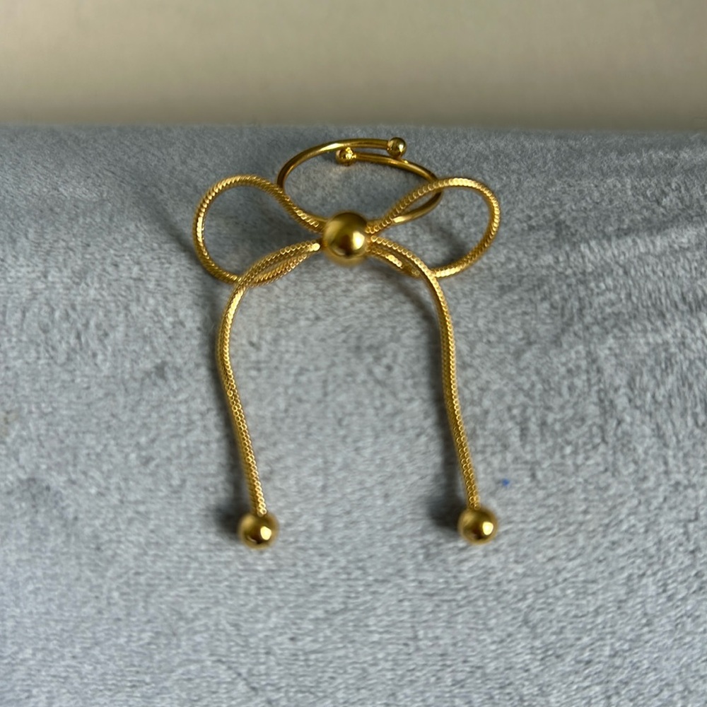 Coquette Gold plating Ring